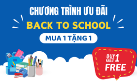 Back To School 2024 - Ưu đãi mua 1 tặng 1 trên TAK12